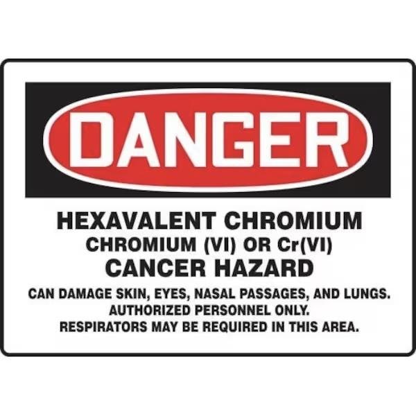 Accuform OSHA DANGER HAZARDOUS CHEMICAL MCAW127XL MCAW127XL - main